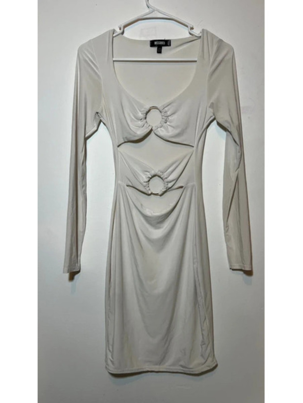 Missguided white mini dress
